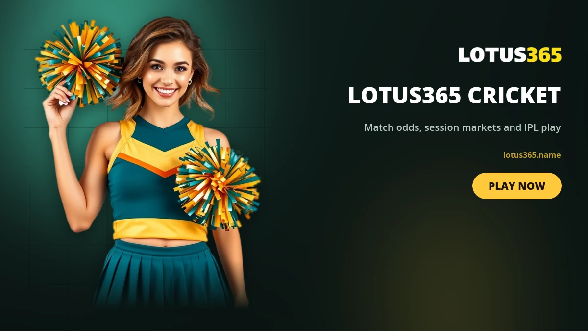 Lotus365 cricket match odds and session markets shown on the live betting board